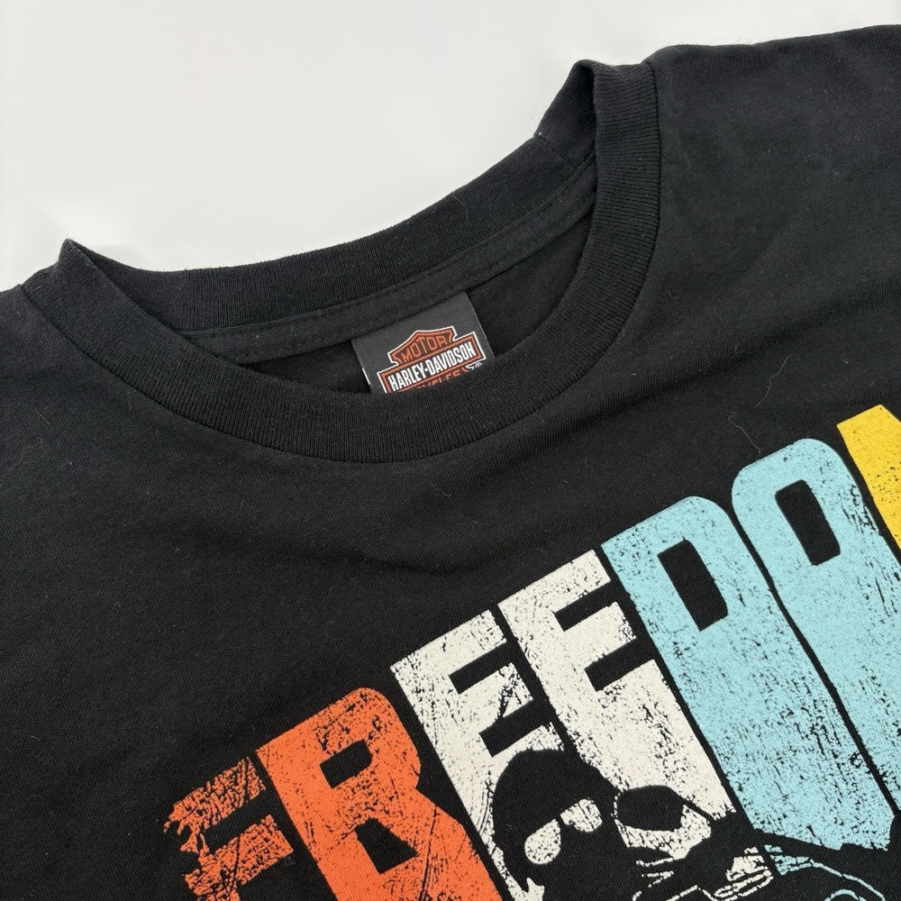 Vintage Harley Davidson Freedom Alamo City San Antonio, Texas Black Size XL